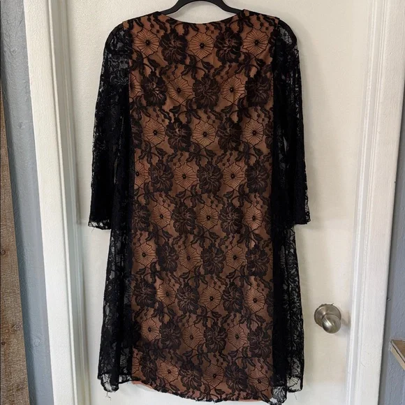 60s Eyelet Cocktail Dress - Picture 3 of 9